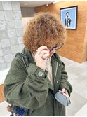ソフト　アフロ　もじゃもじゃ　くるくる　メンズ　パーマ