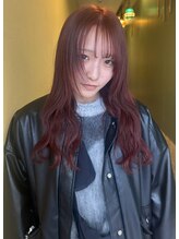 クオレ 梅田茶屋町店(Cuore) ブリーチなしワインレッド