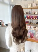 大人可愛い大人美人くすみカラーアッシュベージュ