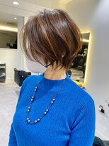 30代40代50代絶壁解消白髪ぼかし髪型ハイライト前髪山口