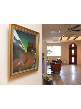 アットホームな雰囲気が魅力のサロン◇理容室ならではのヘッドスパやお顔のシェービングで安らぎの時間を_*