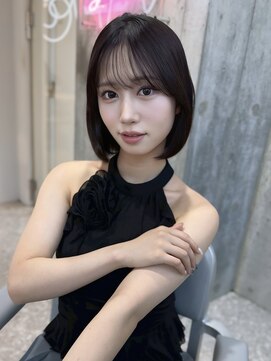 シーシンジュク 新宿南口(Sea shinjuku) ミディアム×フェイスフレーミング[韓国/デザインカラー]