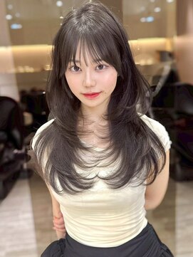 ロンドガーネット 池袋(Lond garnet) 暗めカラー/グランマッシュ/デザインカラー/レイヤーカット/池袋