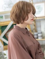 カバーヘア ブリス 上尾西口店(COVER HAIR bliss) センターパートフレンチガーリーボブパーマA3上尾20代30代40代