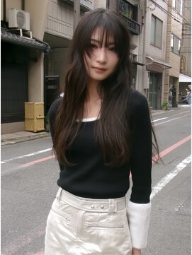 マスタード(MASTARD) レイヤーカット  顔周りレイヤー ミルクティーベージュ