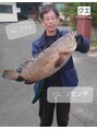 ニュー東京エクセレントヘアー&nbsp;遊びで釣りして、高級魚アラを釣りました。