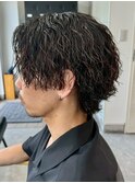 宇都宮メンズカットメンズパーマ波巻きスパイラルパーマツイスパ