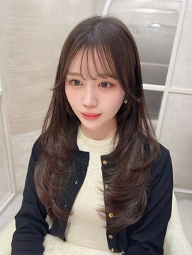 クム(kumu) レイヤーカット /縮毛矯正/前髪/顔周り/名古屋/栄/韓国サロン