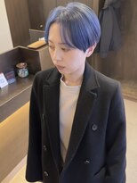 ハーティー 美容室(HEARTY)&nbsp;ブルーショートヘア
