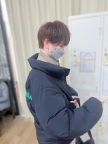 ハピネス 王寺店(Happiness)&nbsp;ハンサムマッシュメンズライク フェイスレイヤー ダークブラウン