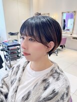 ハピネス 河原町店(Happiness)&nbsp;京都美容室　ワイドバング　ショートカット　進詩織