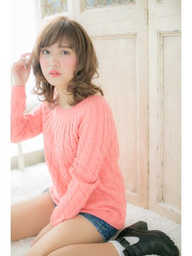 美容室 ファクト(fact) リッチウェーブの”くびれミディ”b