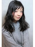 【coma中野】濡れた様な質感の暗髪ロング×ショートバング