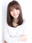 ストレートセミディ（とろみギブソンタックワンカールモード