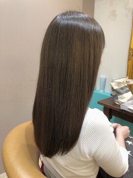 ロンド ブランシュ 錦糸町北口(Lond blanche) さらさらストレート☆カーキグレージュ【担当シバタ】