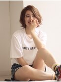 ナチュラルショートボブ