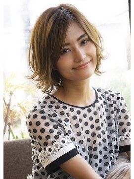 アグ ヘアー タリス ふじみ野店(Agu hair talis) 【Agu hair tails】軽やかレイヤーショートボブ