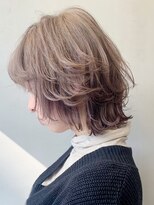 アイティー バイ アルバム 中野店(IT by ALBUM)&nbsp;グレージュウルフ_スリークボブ厚めバングローライト_ba286941