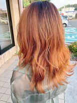 リコリミックス(RICO remix)&nbsp;シャーベットオレンジのグラデーションカラー