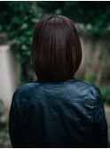 ミディアムストレートボブ/20代/30代/40代/50代/倉敷駅/白楽町