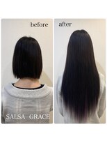 エクステ ネイル アイラッシュ サルサグレイス 津田沼店(SALSA GRACE)&nbsp;シールエクステ/ビフォーアフター