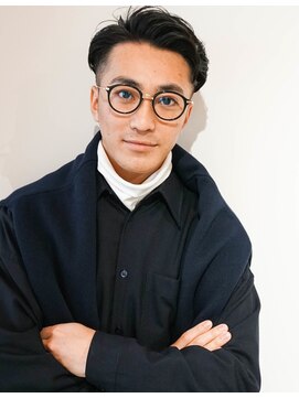 リーブラウン(Re:BROWN) ビジネスマン王道フェードカット２ブロ風スタイル