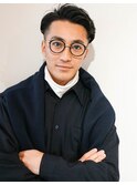 ビジネスマン王道フェードカット2ブロ風スタイル