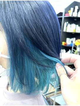 カノン(kanon) 【kanon松戸】関根マサヒロ  ネイビー＋水色インナー