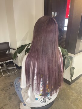ヘアーローラン 横浜(hair LORAN yokohama) ピンクカラー