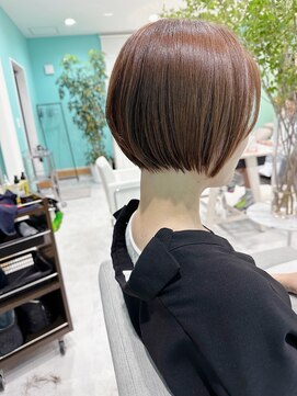 ユーフォリア(Euphoria.) ミニボブ×ピンクブラウン