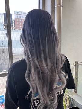 ガルボヘアー 名古屋栄店(garbo hair) #バレイヤージュ#プルエクステ#ギャル#10代#20代#名古屋