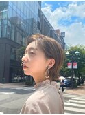 北山謙三☆耳掛けフェミニンボブ