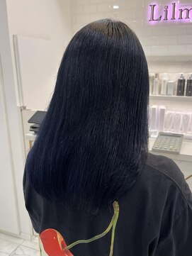 リルミー(Lilme) 透明感のあるネイビーブルー＊まゆ