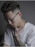 オールバック フェード スキンフェード