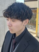 ニアウ 太田店(Niau)&nbsp;メンズマッシュ波巻きスパイラルパーマメンズパーマ波巻きパーマ