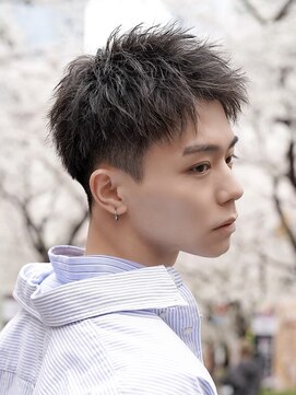 ゼロ 渋谷(XeRo) 爽やかツーブロック【アップバングショート】