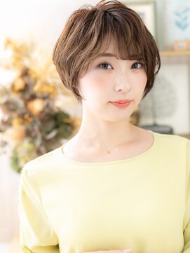 カバーヘア ブリス 戸田公園西口店(COVER HAIR bliss) 外国人風くびれショートマッシュパーマc4戸田公園20代30代40代