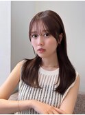 レイヤーカット/前髪カット/くびれヘア/ウエットヘア/髪質改善