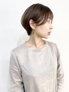 モリオ フロム ロンドン 成増店 【morio成増/一戸】大人かわいい耳かけショートボブ