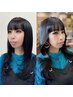 韓国好きはこれ！　カット＋カラー＋髪質強化トリートメント　￥25500→￥23000