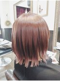 裾カラーonお姫様ピンク