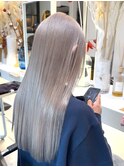 シルバーグレージュ グレージュ ミルクティーベージュ ブリーチ