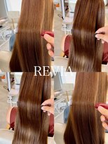 レヴィア(REVIA)&nbsp;レディース艶髪スタイルミディアムロングベージュ