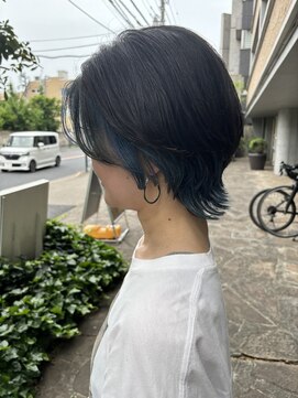 トクテ 高円寺(tokute) グレージュカラー/ボブウルフ/黒髪/ココアベージュ