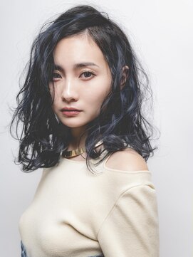 ポンテ 福間店(ponte) 似合わせカット20代30代40代50代ワンレンウェーブミディアム