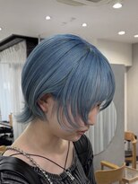 リュンヌ(Lune)&nbsp;ペールブルー×ミニウルフ/ケアブリーチ/ハイトーンカラー/YU85