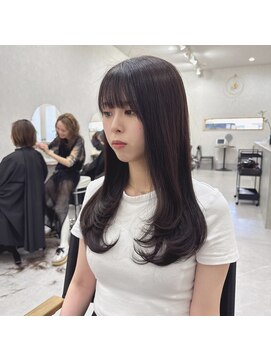 スターク(stark) レイヤー/ワンカールレイヤー/韓国ヘア/姫路/暗髪/艶髪