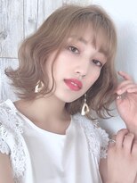 ベルヘアーデザイン 堺東(Belle hair Design)&nbsp;韓国風くびれヘアオリーブグレージュ堺東20代30代40代50代堺