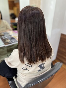 アークスヘアー 大人可愛い大人美人くすみカラーアッシュグレーベージュ