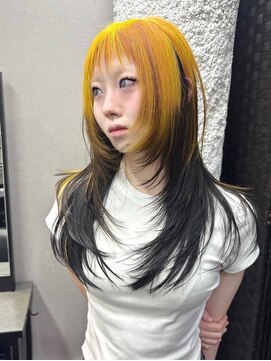 ヌル 原宿店(Null) インナーカラー/デザインカラー/ケアブリーチカラー/姫ウルフ